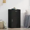 vidaXL Komoda se zásuvkami, černá, vzhled dubu, 50 x 42,5 x Náhled obrázku produktu 3