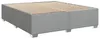 vidaXL Lit boxspring avec matelas gris clair 180 x 200 cm Voir les images du produit 5