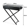 Klappgrill 30 x 80 cm – Holzkohle Standgrill – Produktbild-Vorschau 2