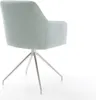DELIFE Drehstuhl Greg-Flex Stripes Mint Kreuzgestell Produktbild-Vorschau 5