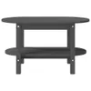 vidaXL Couchtisch Grau 80x45x45 cm Massivholz Kiefer Produktbild-Vorschau 5
