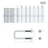 Bullone a U M10 con dadi rimorchio per assistenza alle Anteprima dell’immagine prodotto 2