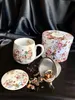 DUO FLORAL Fassbecher 430 ml VINTAGE FLOWERS WHITE mit Produktbild-Vorschau 9