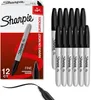 12x Sharpie S0810930 Marker Fein Rundspitze schwarz Vista previa de la imagen del producto 24