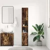 vidaXL Kúpeľňová skrinka Smoked Oak 30x30x183,5 cm Materiál Náhľad obrázku produktu 3