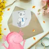 Mr. & Mrs. Panda Grußkarte Beamter ohne Probleme - Grau Produktbild-Vorschau 4