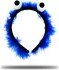 Oblique Unique Haarreifen Monster mit blauen Federn und Produktbild-Vorschau 4