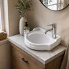 Umywalka Oxford – umywalka nablatowa ceramiczna z otworem Podgląd zdjęcia produktu 4