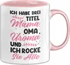 Uroma Tasse Geschenk Ich Habe 3 Titel Geschenkidee Und Ich Produktbild-Vorschau 1