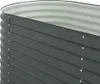 vidaXL Grządka stalowo-szara 160x80x81 cm Grządka warzywna Podgląd zdjęcia produktu 16