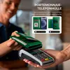 Handyhülle iPhone 12 Pro Kiefergrün mit Ständer Anti-RFID Produktbild-Vorschau 6