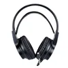 A pair of black over-ear headphones with a microphone, shown from a slightly angled top-down view against a white background. Produktbild-Vorschau