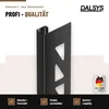 Dalsys Fliesenschiene Eckprofil 250cm x 10mm Schwarz Produktbild-Vorschau 3