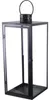 Laterne Lafiora Metall 22 x 22 x 55 cm schwarz Produktbild-Vorschau 2