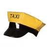 A taxi driver's cap with the word TAXI printed on it. Produktbild-Vorschau