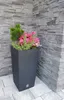 Prosperplast 3er-Set Blumentopf | Rato Square | Anthrazit | Anteprima dell’immagine prodotto 7