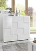 Credenza - MILANO - 2 ante - Laccato lucido bianco - 121 x Anteprima dell’immagine prodotto 2