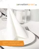 PG-Airlaid Serviette Weiss, 40 x 40 cm, 50 Stück Produktbild-Vorschau 3