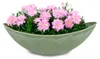 Große Pflanzschale oval 39 cm für draussen Dekoschale grün Produktbild-Vorschau 1