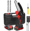 Mini reťazová píla, 6-palcová 21V elektrická reťazová píla Náhľad obrázku produktu 1