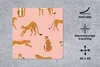 MuchoWow® Mauspad Mousepad Gepard - Muster - Katze 30x30 cm Produktbild-Vorschau 3