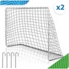 Futbalová bránka prenosná tréningová 2 ks 183 x 122 x 61 cm Náhľad obrázku produktu 16