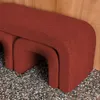 sweeek - Bank und Satzhocker Bouclé - Terracotta Produktbild-Vorschau 5