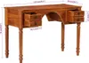 vidaXL Schreibtisch mit Schubladen 110x50x76 cm Massivholz Produktbild-Vorschau 9