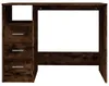 vidaXL Písací stôl so zásuvkami Smoked Oak 102x50x76 cm Náhľad obrázku produktu 5