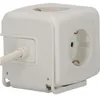 BAT Steckdosenwürfel 4-fach mit 2x USB (Mehrfachsteckdose Produktbild-Vorschau 2