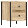 vidaXL Stolik nocny dąb sonoma 40x42x50 cm materiał Podgląd zdjęcia produktu 1