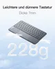 inateck Keyboard Tablet QWERTZ gray Produktbild-Vorschau 3