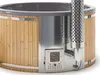 Finntherm Holz Badefass Stockholm aus Thermoholz, Hot Tub Ø Produktbild-Vorschau 3