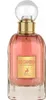 A studio shot of a pink perfume bottle with a gold label. Voir les images du produit