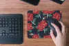 MuchoWow® Mauspad Mousepad Rosen - Blume - Muster - Rot Produktbild-Vorschau 5