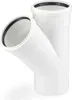 REHAU RAUPIANO PLUS Einfachabzweig, DN 50/50, 45 Grad, 1 Produktbild-Vorschau 1