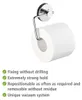 WENKO Toiletten Papier Halter MILAZZO Halter Rollen Bad Produktbild-Vorschau 4