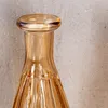 3er Set Vasen Glas H15cm Amber Orange Blumenvase Tischdeko Produktbild-Vorschau 5
