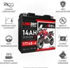 Langzeit Gel Motorradbatterie YT14B-4 14Ah 12V Produktbild-Vorschau 2