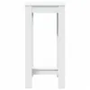 vidaXL Stolik barowy biały 51x50x103,5 cm materiał Podgląd zdjęcia produktu 4