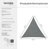 tectake® Sonnensegel dreieckig mit UV-Schutz 50+ Produktbild-Vorschau 7
