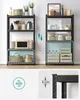 Comparison of two shelving units, showing adjustable shelves and storage options. Náhled obrázku produktu