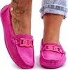 Damen Modische Wildleder Mokassins Rosa Rabell 37 Produktbild-Vorschau 1