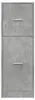 vidaXL Apothekerschrank Betongrau 40x41x118 cm Produktbild-Vorschau 5