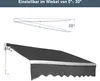 Clanmacy Kloubová markýza PA s UV ochranou a ruční klikou Náhled obrázku produktu 3