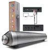 A soundbar speaker with its packaging and connection diagram. Produktbild-Vorschau