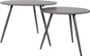 Lesli Living Beistelltisch Rafael 60x41 cm Grau Produktbild-Vorschau 2