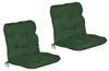 Beautissu Lot de 2 coussins pour fauteuils à dossier bas Voir les images du produit 1