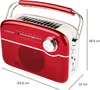 Radio Thomson Bluetooth con ricarica solare RTS450BTR Anteprima dell’immagine prodotto 4