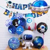 Weltraum Geburtstag Deko Set mit Astronaut, Raketen & Produktbild-Vorschau 6